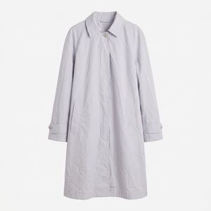 Allegri Weather Point Womens Raincoat Hooded Light Gray Size IT 46 US M
